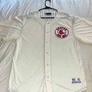 Vintage Red Sox Jersey (White/Cream) Large